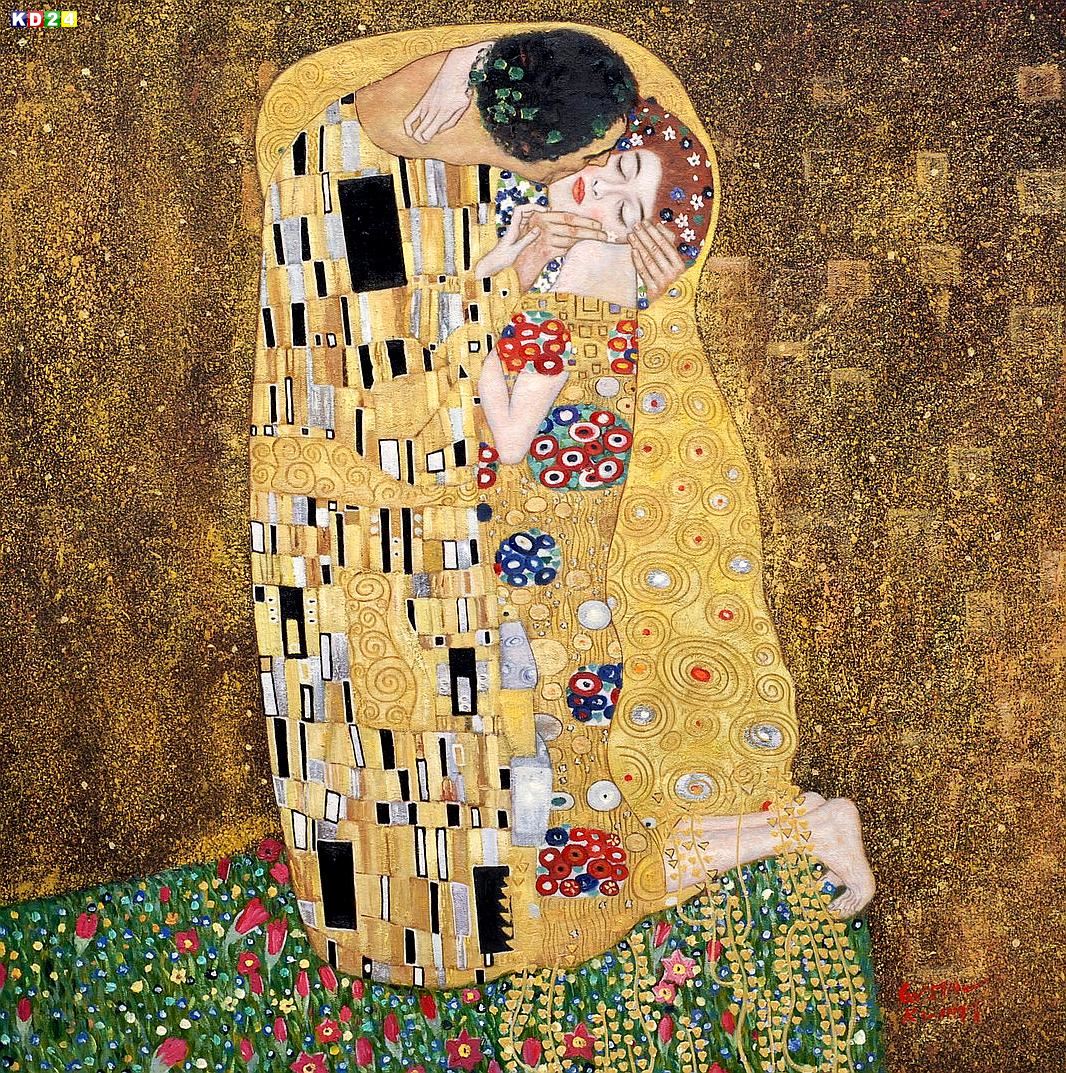 32+ Klimt der kuss bild , Gustav Klimt Der Kuss g81737 80x80cm Jugendstil Ölgemälde